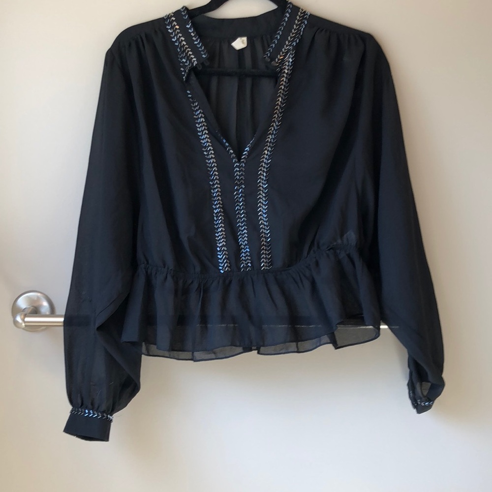 Free people sheer top